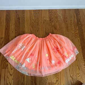 Billieblush Tulle Glitter Sequin Sea Skirt